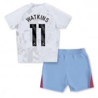 Maglie da calcio Aston Villa Ollie Watkins #11 Seconda Maglia Bambino 2023-24 Manica Corta (+ Pantaloni corti)